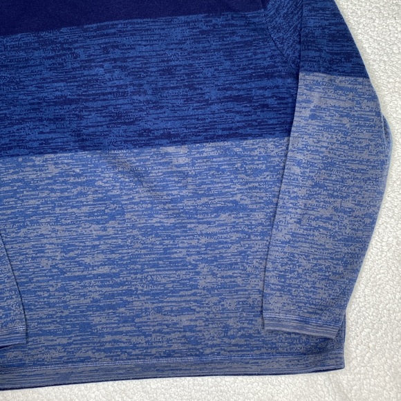 REI Blue 1/4 Zip Pullover Sweater: Size Large - Picture 8 of 11